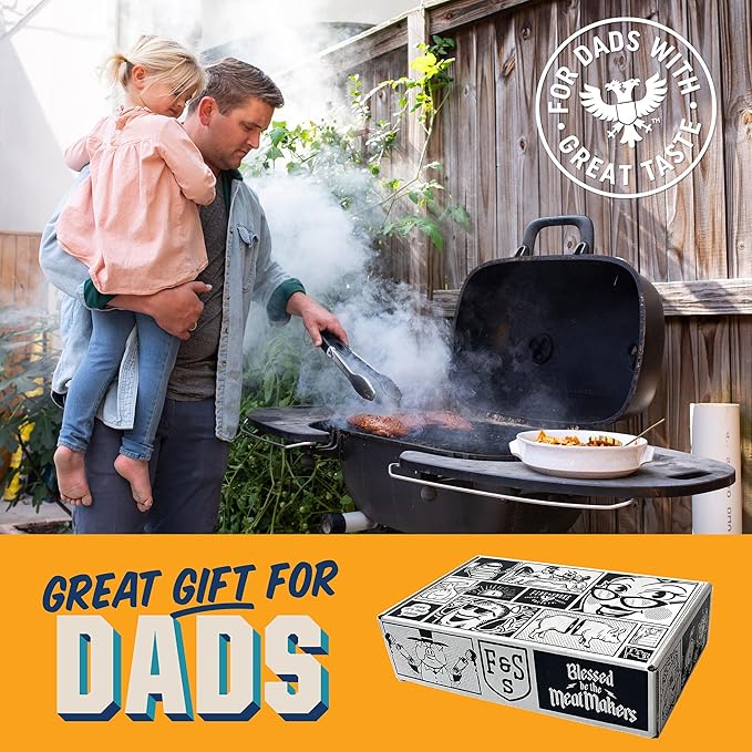 Fire & Smoke Society Barbecue & Grilling Variety Pack | BBQ Seasonings and Rubs for Smoking | Gifts for Him, Father's Day Gifts for Dad | Large Spices Bbq Spice Kit (4-Pack)