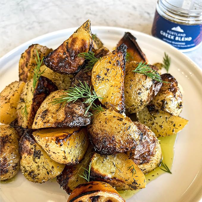 Portland Salt Co. Greek Spice Blend w/Sea Salt ??Signature All-Purpose, Mediterranean Seasoning & Rub - Non-GMO, 1.94 Oz (Pack of 1)