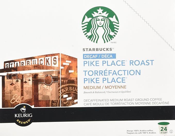 Starbucks Decaf Pike Place Roast 48 K-Cups