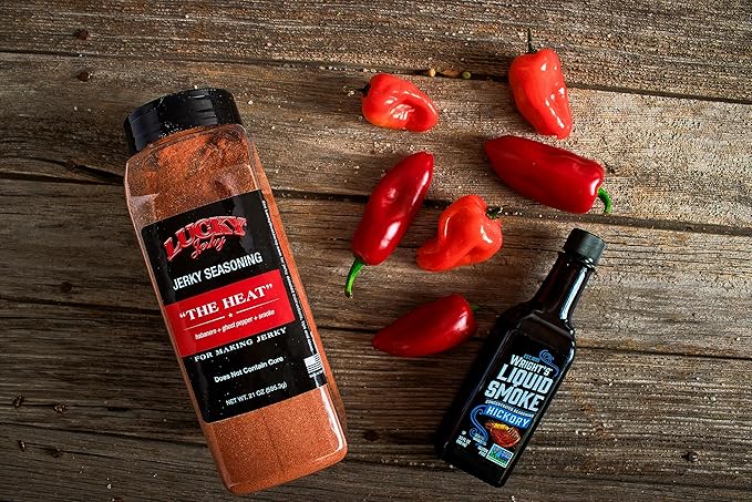 Lucky Jerky Seasoning ("The Heat" - 21oz)