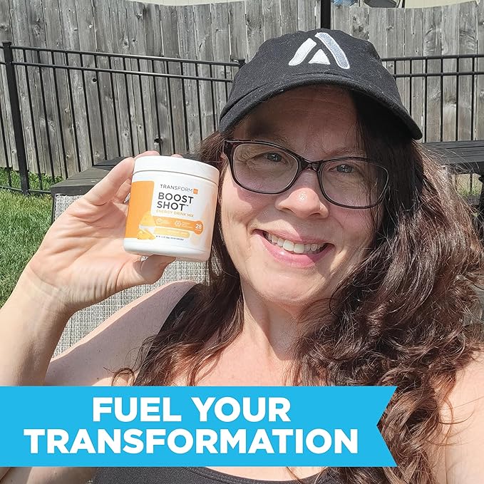 TransformHQ Everyday Boost Shot 28 Servings (Fruit Punch) - Non-GMO, Gluten-Free
