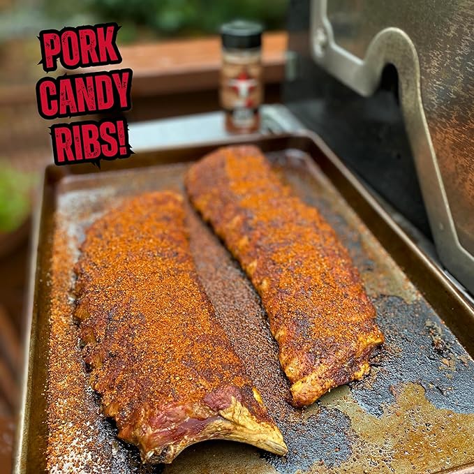 Delightfully Sweet & Smoky Maple Bourbon BBQ Seasoning Rub ??Rich Gourmet Maple Sugar Flavor That Elevates Pork, Ribs, Ham, Bacon, Chops & Butts ??Runnin??Wild Foods, 10.7oz