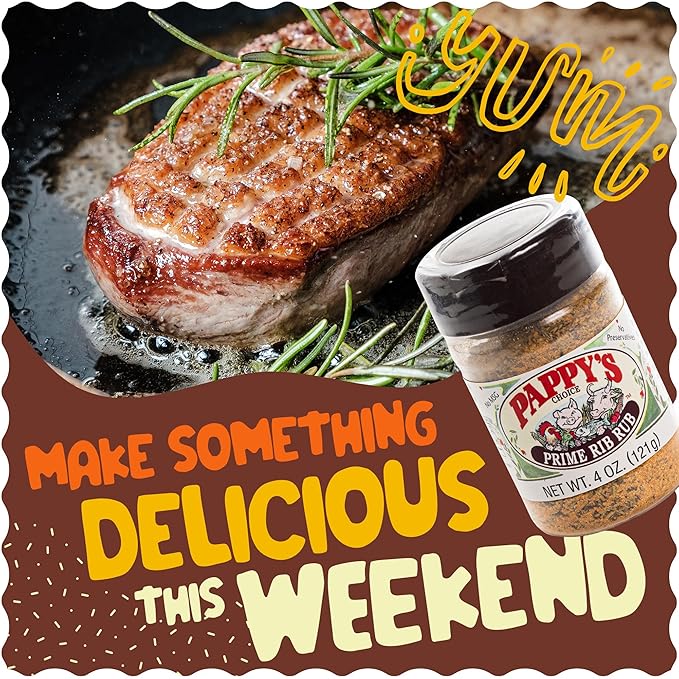 Pappy's Seasonings (Prime Rib Rub, 4oz)