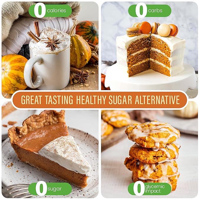 Stevia Select Pumpkin Spice Flavored Liquid Stevia ??Zero Calorie Coffee, Tea, Drink & Baking Sweetener, All-Natural, No Erythritol, Keto-Friendly Sugar Alternative, 300 Servings ??2 Oz (1 Pack)