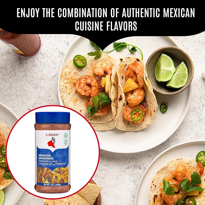 El Matador Seafood Seasoning 12 oz.