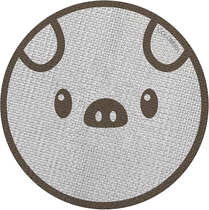 53.5mm Espresso Puck Screen, Lower Shower Screen, Metal Coffee Reusable Filter for 54mm Espresso Portafilter Basket, 1.7 Thickness(Piggy)