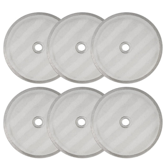 6 Pack French Press Filter Replacement Screens, 4 Inch Stainless Steel Mesh