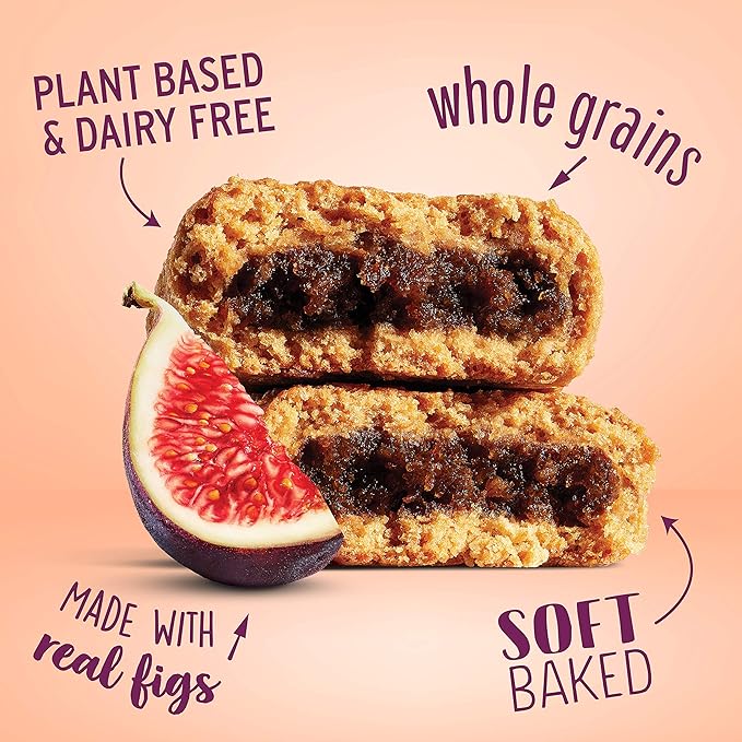 Nature?™s Bakery Whole Wheat Fig Bars, Original Fig, Real Fruit, Vegan, Non-GMO, Snack bar, 6 boxes with 6 twin packs (36 twin packs)