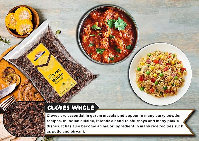 Rani Cloves Whole (Laung) 28oz (800g) Great for Food, Tea, Pomander Balls and Potpourri, Hand Selected, Spice ~ All Natural | NON-GMO | Kosher | Vegan | Gluten Friendly | Indian Origin