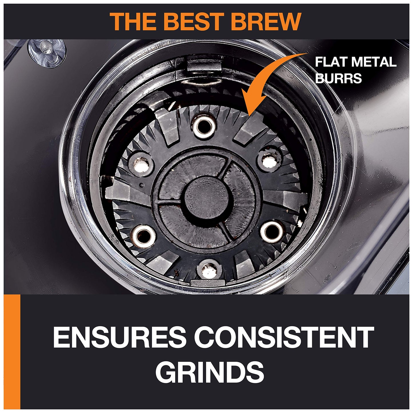 KRUPS Precision Burr Coffee Grinder: 12 Settings, 8 oz Capacity for Drip, French Press, Espresso