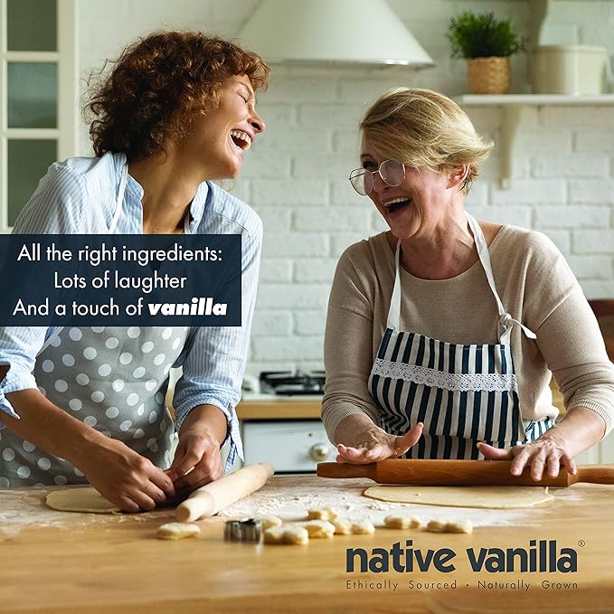 25 Tahitian Vanilla Beans - Premium Grade B Whole Vanilla Pods - For Vanilla Extract, Cooking, Baking, & Desserts - Rich, Creamy Flavor - 100% Vegan & Kosher - Non-GMO & Gluten-Free - Native Vanilla