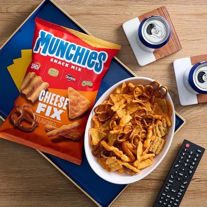 Frito Lay, Cheesy Mix 6 Flavor Variety Pack, Single Serve Bags (40 Pack), Doritos, Cheetos, Lay's, Munchies, SunChips
