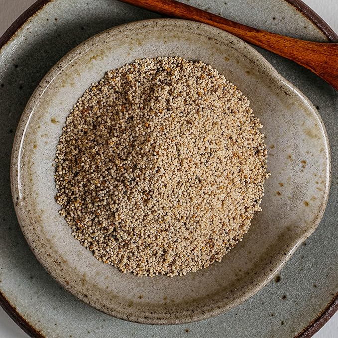 Hasho Whole Poppy Seeds ??Ivory (8 oz) ??Non-GMO, Vegan ??For Baking & Sprinkling