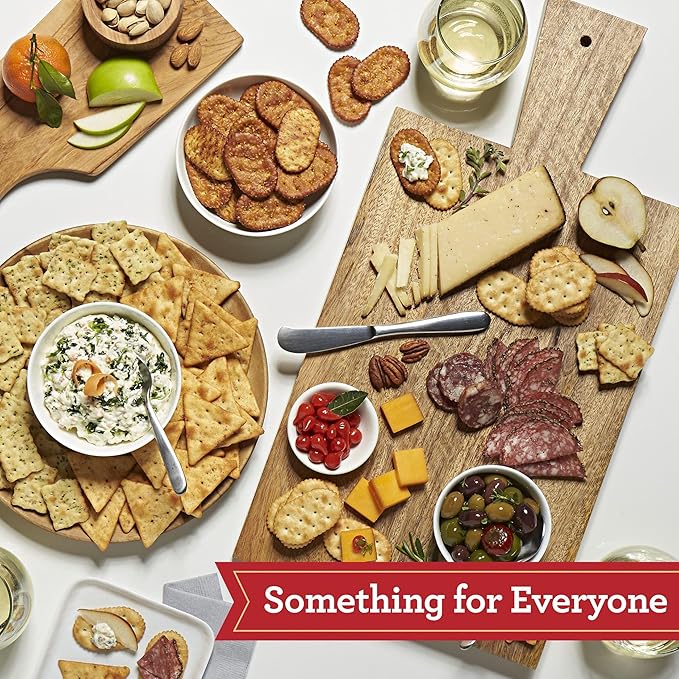Town House Pita Crackers, Oven Baked, Lunch Snacks, Sea Salt (4 Boxes)