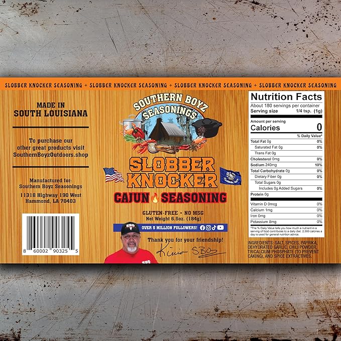 Southern Boyz Slobber Knocker Rub & Seasoning, Gluten-Free