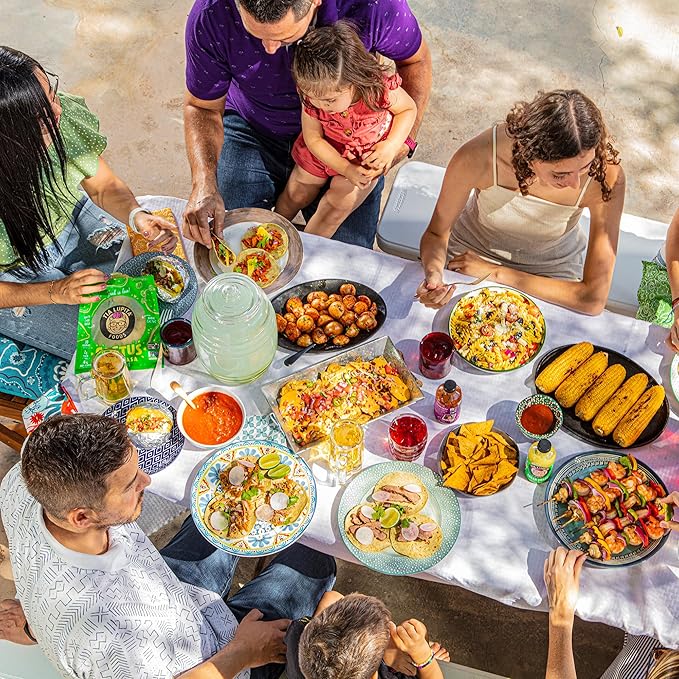 Tia Lupita Cactus Tortilla Chips Sea Salt (Pack of 3) - Vegan, Gluten-Free, Grain-Free, Dairy-Free, Non-GMO, High Fiber, Authentic Mexican Snack Food