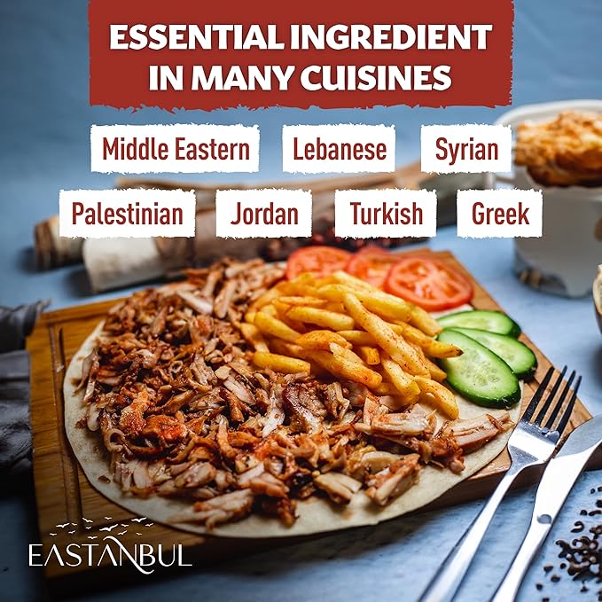 Eastanbul Shawarma Seasoning, 7.1oz, Shawarma Spice Blend, All-in-One Baharat Spice Blend of Middle Eastern & Mediterranean Seasonings, Perfect for Meat, Vegetables and Chicken, Sodium Free