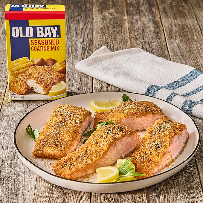 Seasoned Coating Mix Variety Pack, From Popular Brands Lawry??? Frank???RedHot, French??? OLD BAY, and Stubb's, For Coating and Mixing Wherever You???Use Breadcrumbs, 25 oz