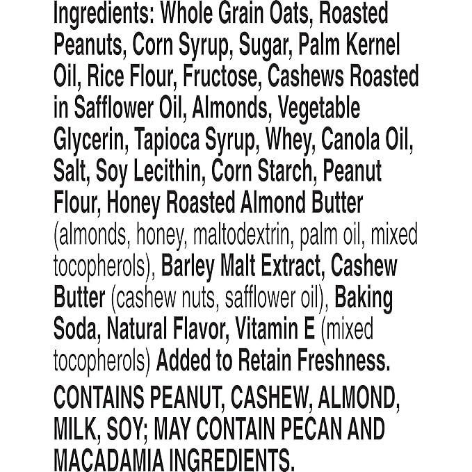 Nature Valley Granola Bars, Sweet and Salty Nut, Roasted Mixed Nut, 6 Bars, 7.4 OZ