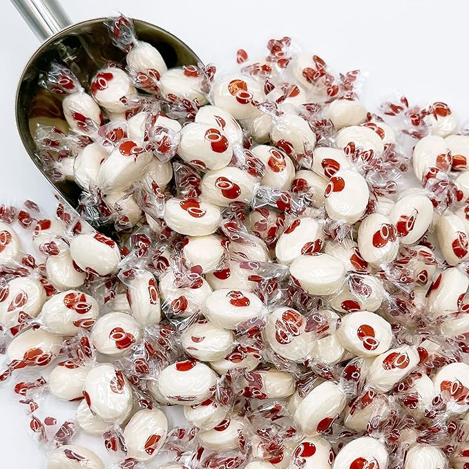 Coconut Hard Candy - 1 Pound Individually Wrapped Candy, Creamy Filled Coconut Candy, Bulk Bag Old Fashioned Treats