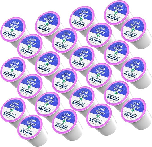 Keurig Compatible Cleaning Pods. 24 Rinse Pods Cleaner Kit. Eco Friendly, Removes Stale Coffee Residue & Stains. Keurig 1.0 & 2.0 Coffee Makers.