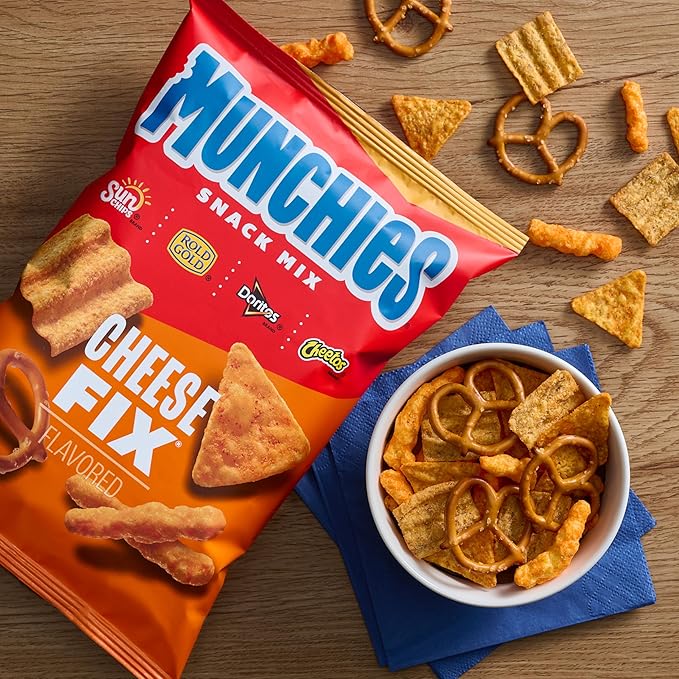 Munchies Snack Mix, Cheese Fix, 1.75 Ounce (Pack of 64)