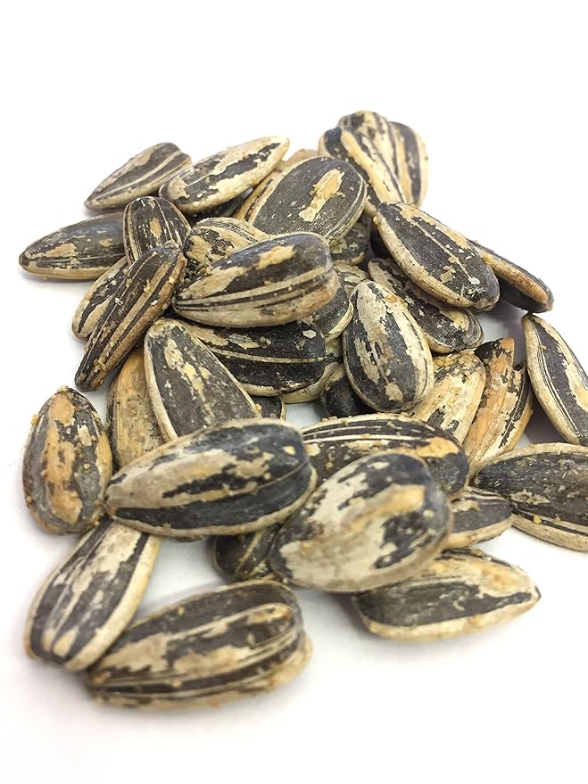 Bricktown Goods Roasted Garlic Flavored Sunflower Seeds - Boldly Seasoned and Roasted In-Shell Sunflower Seeds - 8 oz Total