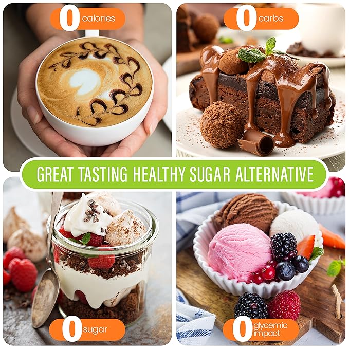 Stevia Select Organic Stevia Powder Sugar Free Plant Based Stevia Sweetener Non GMO Pure Stevia Extract Sugar Substitute No Fillers Zero Calorie 16 Oz