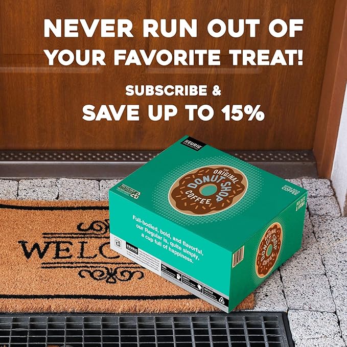 The Original Donut Shop Coffee Chocolate Glazed Donut Keurig Single-Serve K-Cup Pods, Medium Roast Coffee, 96 Count