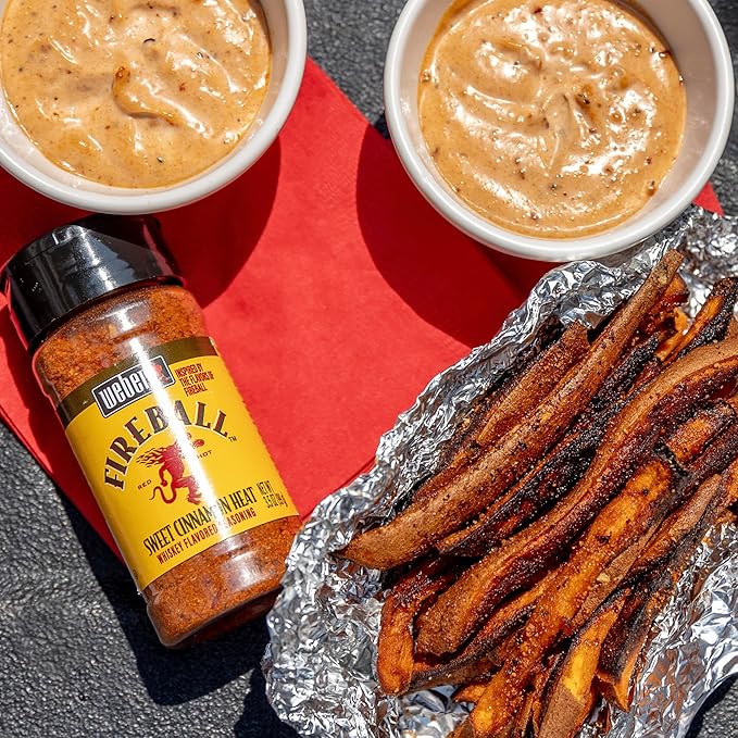 Weber Fireball Whiskey Flavored BBQ Seasoning, 3.5 oz