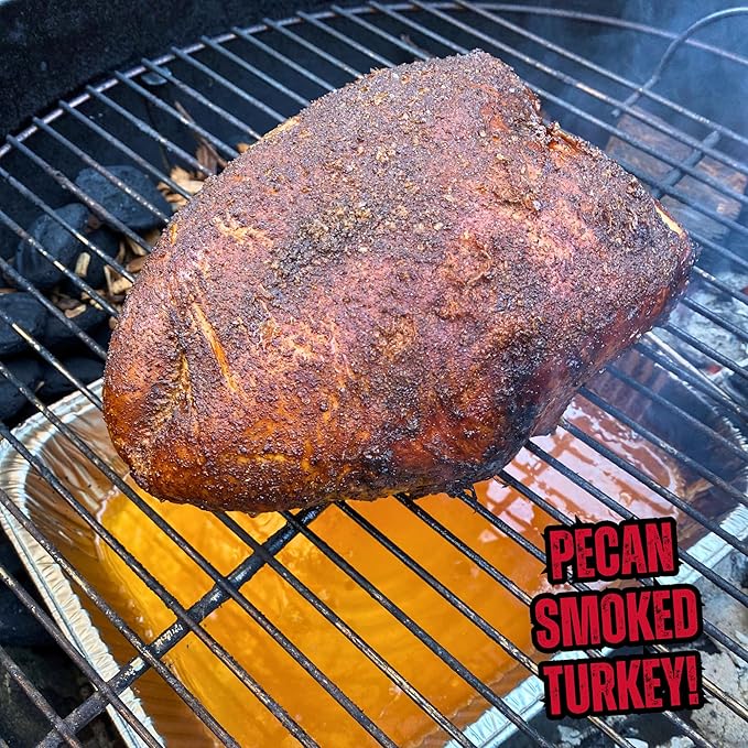 Gourmet Pecan Rub | Pecan BBQ Seasoning Rub for Turkey, Pork, Ribs, Chicken and Salmon | No Artificial Flavors and No MSG added | Runnin??Wild Foods, 11 ounces