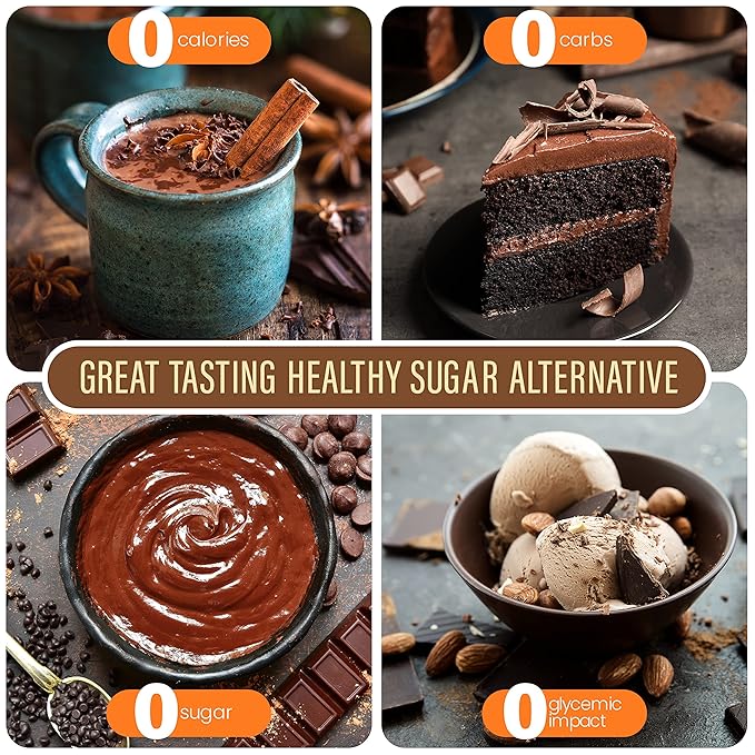 Stevia Select Dark Chocolate Pure Flavored Liquid Stevia ??Zero Calorie Coffee, Tea, Drink & Baking Sweetener, All-Natural, No Erythritol, Keto-Friendly Sugar Alternative, 300 Servings ??2 Oz (1 Pack)