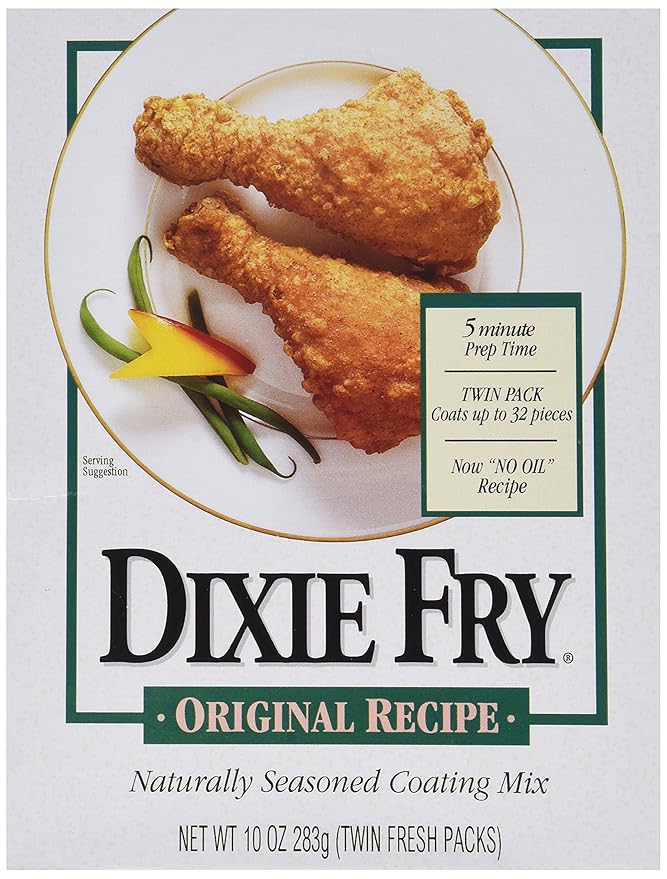 Dixie Fry Original Recipe Seasoned Coating Mix, 10 oz