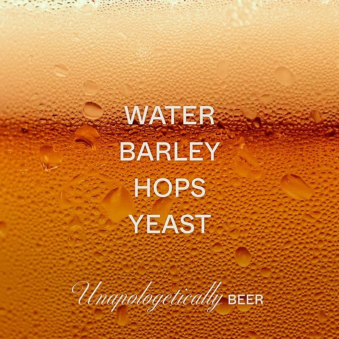 BERO Kingston Golden Pils Non-Alcoholic Beer, 6-Pack Lager-Style Craft Brew, NA Beer by Tom Holland, Golden Taste, Alcohol Alternative Beverages, Drink for Any Occasion