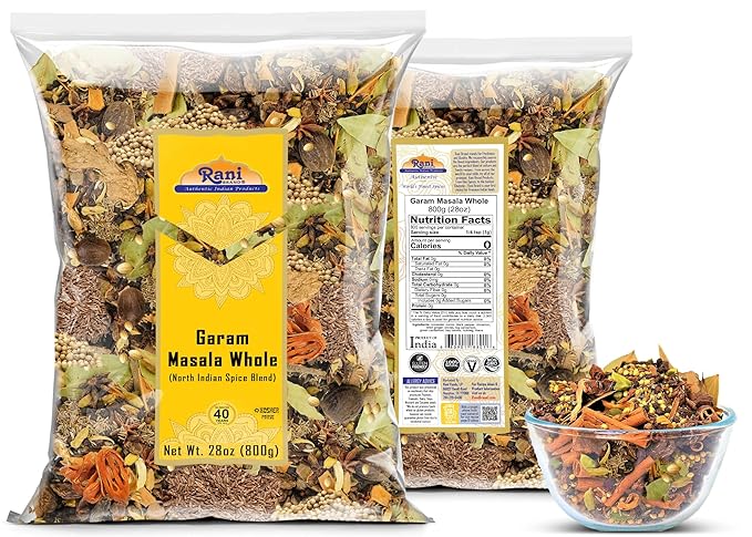 Rani Garam Masala Indian 11 Whole Spices Blend 28oz (800g) ~ All Natural, Salt-Free | Vegan | No Colors | Gluten Friendly | NON-GMO | Indian Origin