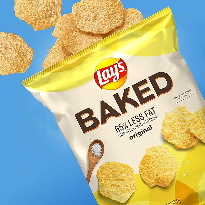 Frito Lay Snack Time Favorites with Baked, Smartfood, Sunchips and Quaker Chewy Granola Bars Variety Pack, (Pack of 40)