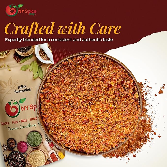 NY Spice Shop Ajika Seasoning - 6 Ounce Natural Blend of Delicious Spices and Seasonings for Grilled Chicken, Georgian Traditional Chicken and Cooking
