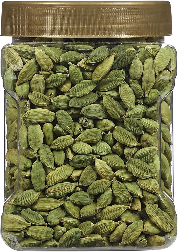 Rani Green Cardamom Pods Spice (Hari Elachi) 14oz (400g) PET Jar ~ All Natural | Vegan | Gluten Friendly | NON-GMO | Product of India