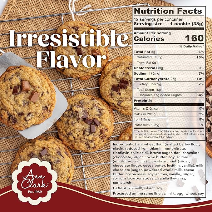 Ann Clark Premium Triple Chocolate Cookie Mix
