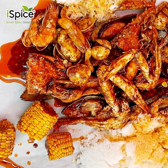 iSpice - Sugar-Free CAJUN SEASONING World Flavor Super Spice Blend | All Natural | Ready to use as is | No preparation is necessary