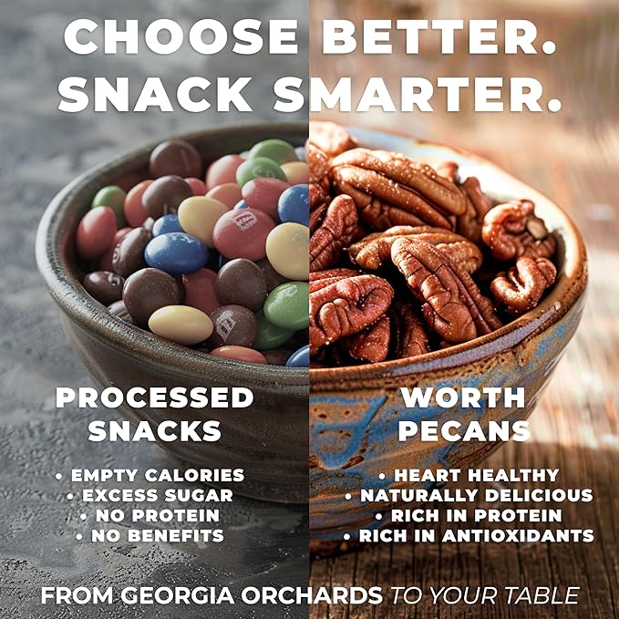 7 LBS Bag of Raw Pecans in Shell ??Whole Unshelled Georgia Pecans | Fresh Bulk Nuts for Snacking, Baking, Gifting | Natural Southern Harvest in Resealable Sack