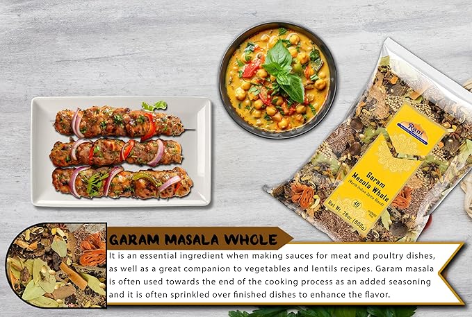 Rani Garam Masala Indian 11 Whole Spices Blend 28oz (800g) ~ All Natural, Salt-Free | Vegan | No Colors | Gluten Friendly | NON-GMO | Indian Origin