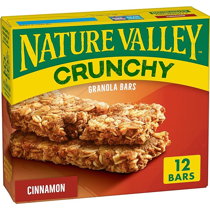 Nature Valley Crunchy Granola Bars, Cinnamon, 12 Bars, 8.94 OZ (6 Pouches)