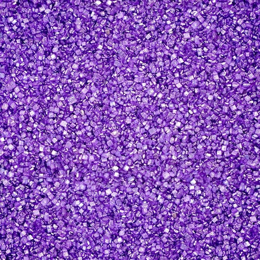 Edible Purple Sanding Sprinkles, Sanding Sugar, Kosher Food Grade 150g, Purple Sprinkles for Cake Decorating, Cupcake, Cookies