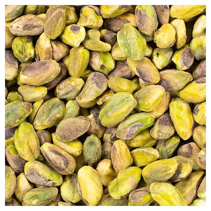 Pistachios Shelled Natural Raw, 30 Lbs. Bulk Case, Kosher (Also perfect for making Dubai Chocolate)