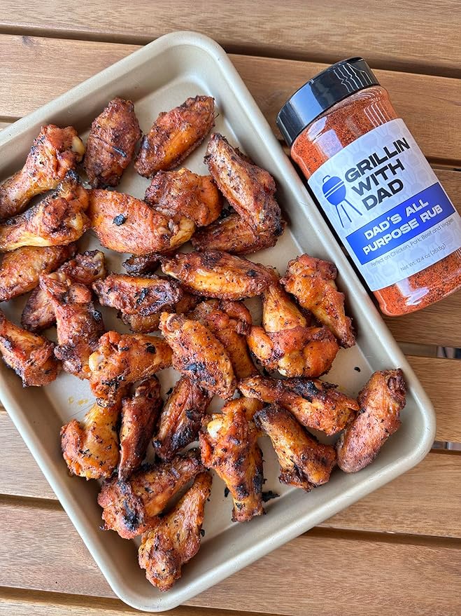 Grillin With Dad All Purpose Rub - Great Tasting All Purpose Seasonings - Best BBQ Rubs for Grilling & Smoking - BBQ Seasoning Rub