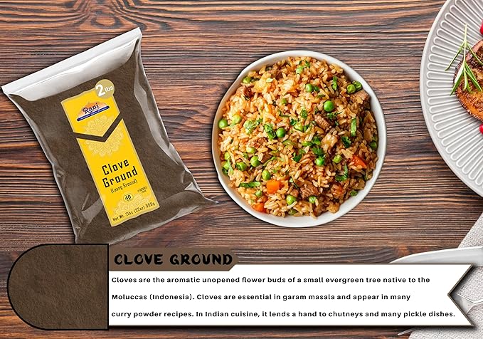 Rani Cloves Powder (Laung) Indian Spice 32oz (2lbs) 908g Bulk ~ All Natural, Gluten Friendly | Non-GMO | Kosher | Vegan | Indian Origin