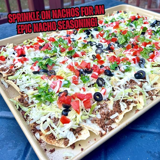 Gourmet Taco Seasoning Mix | Fajita Seasoning | Low Sodium | Mexican Seasoning Blend for Tacos, Fajitas, Carne Asada, Nachos, Chili, Enchiladas, and More! | Runnin' Wild Foods, 5.2 ounces