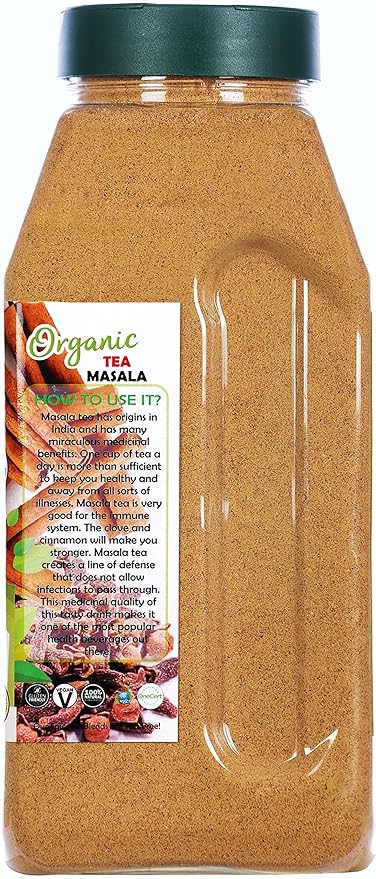 Rani Organic Tea (Chai) Masala Indian Spice Blend 16oz (1lb) 454g PET Jar ~ All Natural | Vegan | Gluten Friendly | NON-GMO | Indian Origin | USDA Certified Organic