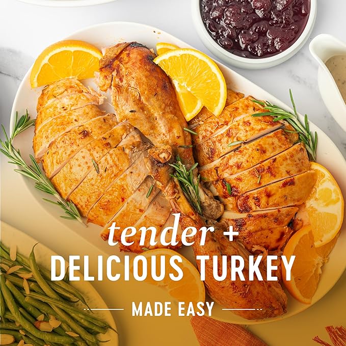 Organic Turkey Brine Kit - 13 oz. Hickory & Herb with Brine Bag by San Francisco Salt Company